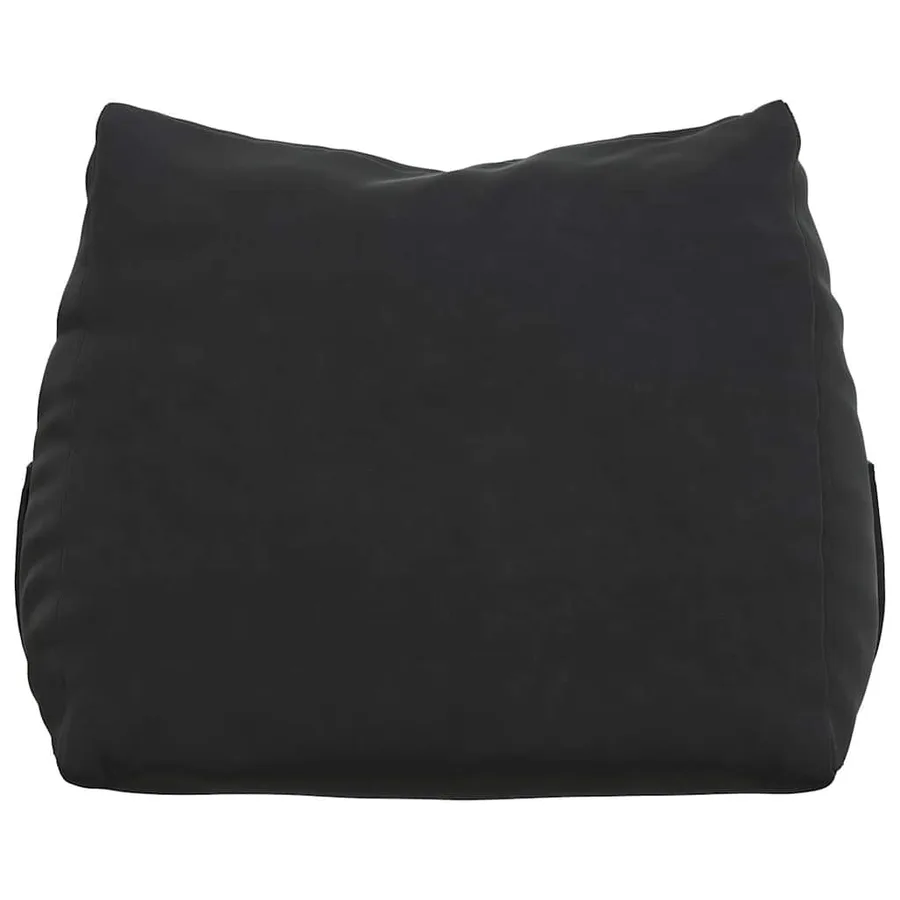 Coussin de Dos Noir 60 x 20 x 50 cm Tissu en velours côtelé - 6