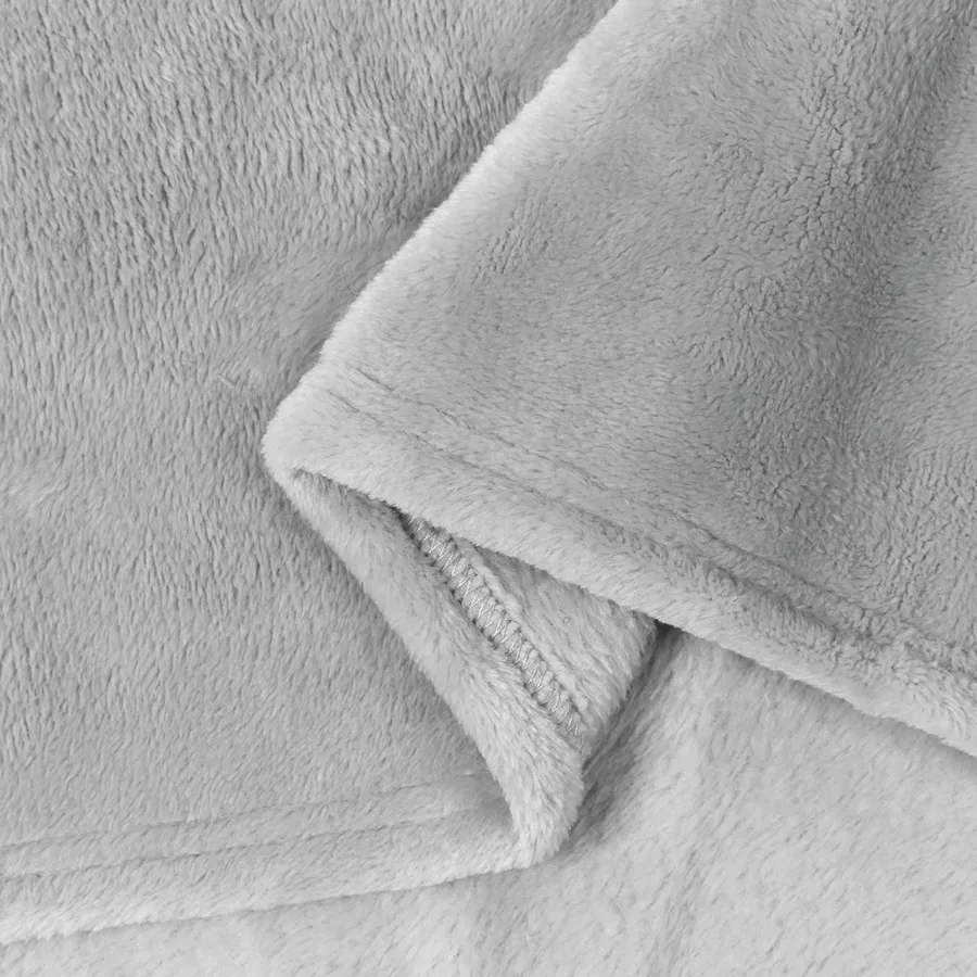Couvertures à jeter 6 pcs Gris 130 x 150 cm Toison - 7