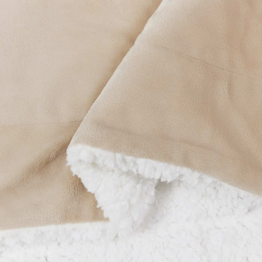 Jeté Beige 130 x 150 cm Toison - 6