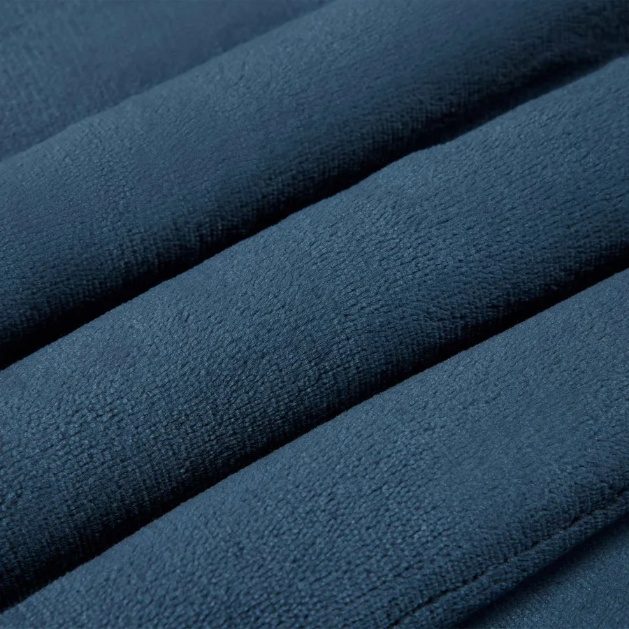 Jeté Bleu marine 240 x 270 cm Toison - 7