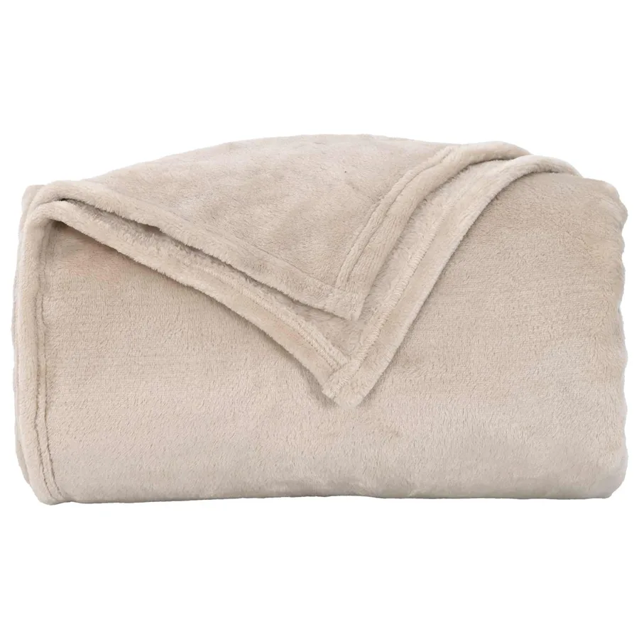 Jeté Beige 150 x 200 cm Toison - 4