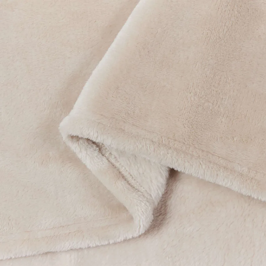 Jeté Beige 150 x 200 cm Toison - 6