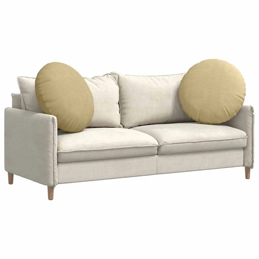 Coussins de siège 2 pcs Vert gris Ø 80 cm - 3