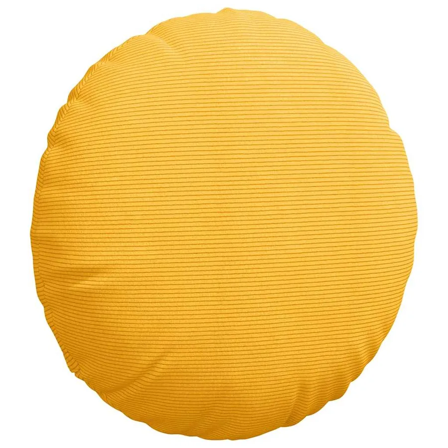Coussins de siège 2 pcs Jaune clair Ø 80 cm - 5