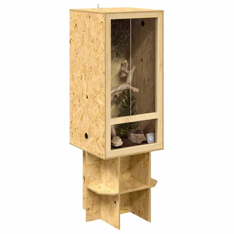 Terrarium Marron 50 x 50 x 150 cm OSB - 2