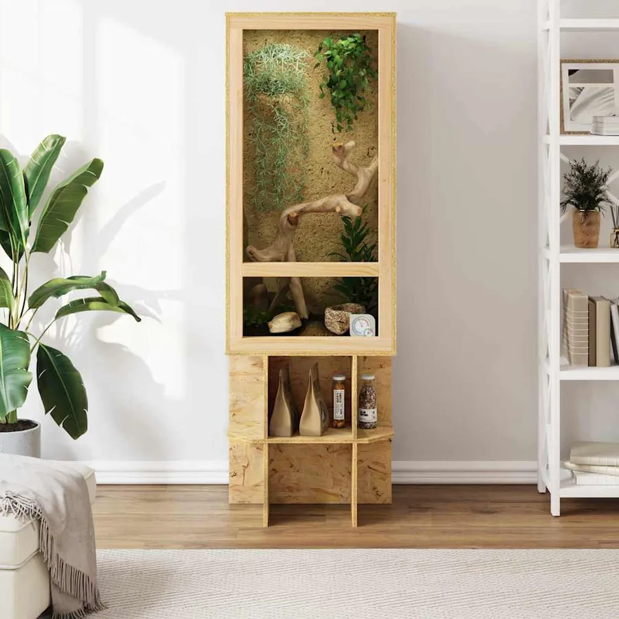 Terrarium Marron 50 x 50 x 150 cm OSB - 4