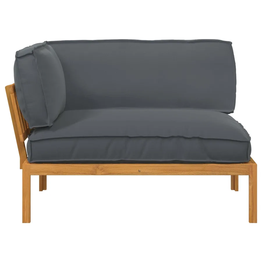 Ensemble de Canapés avec coussin Anthracite 133 x 92 x 69 cm - 7
