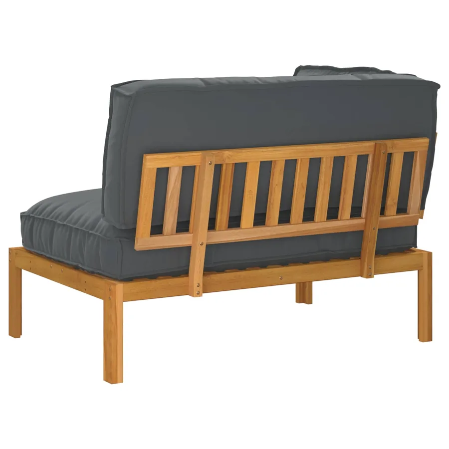 Ensemble de Canapés avec coussin Anthracite 133 x 92 x 69 cm - 9
