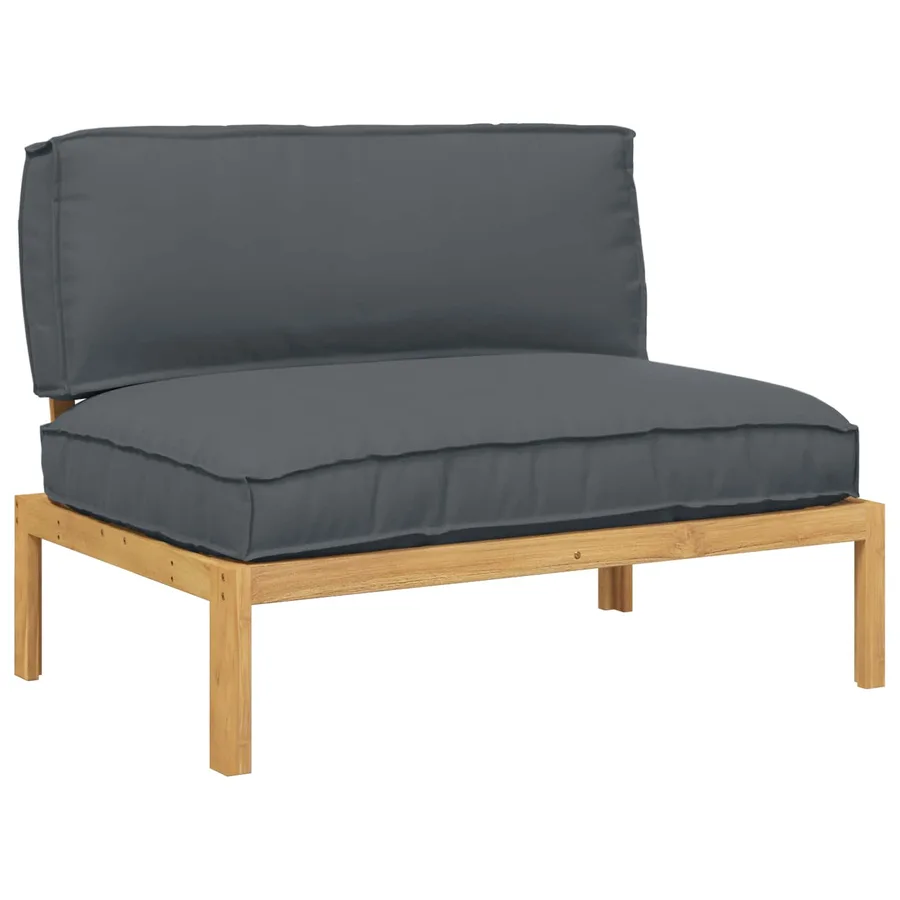 Ensemble de Canapés avec coussin Anthracite 120 x 92 x 69 cm - 2