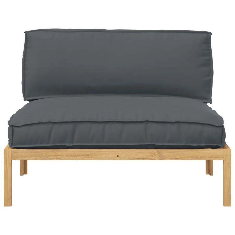 Ensemble de Canapés avec coussin Anthracite 120 x 92 x 69 cm - 6
