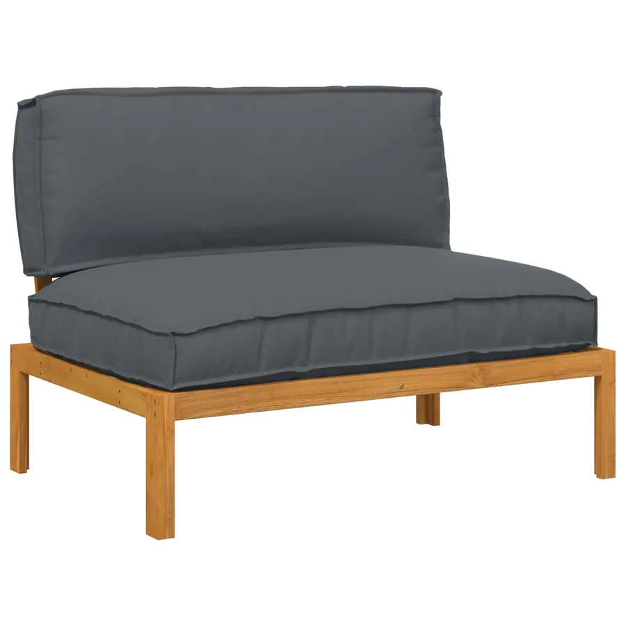 Ensemble de Canapés avec coussin Anthracite 120 x 92 x 69 cm - 2