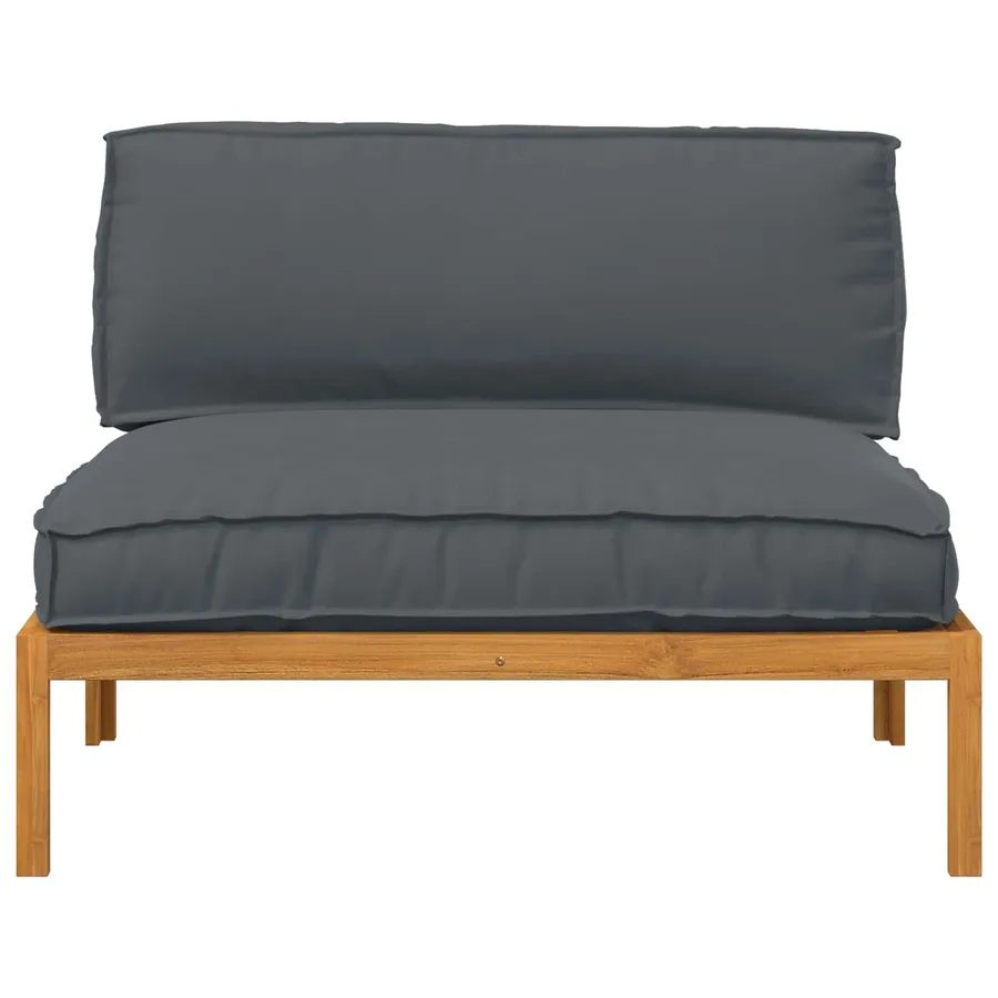 Ensemble de Canapés avec coussin Anthracite 120 x 92 x 69 cm - 6