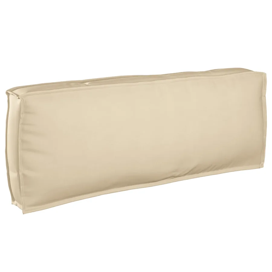 Ensemble de Canapés Uni 2 pcs Beige Bois d'Acacia Massif - 5