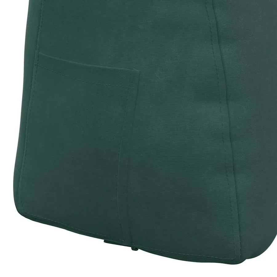 Coussin de Dos Vert foncé 80 x 24 x 50 cm Velours - 9