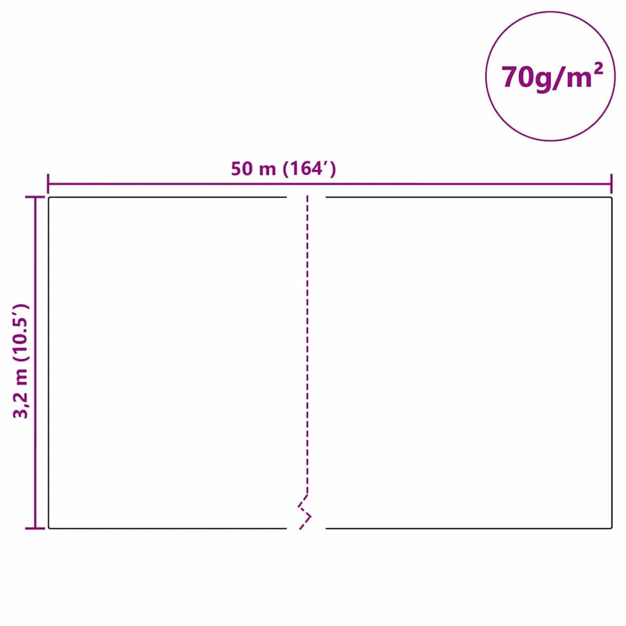 Fleece de protection des plantes contre le gel Blanc 50 x 3,2 m - 12