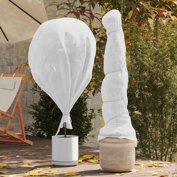Fleece de protection des plantes contre le gel Blanc