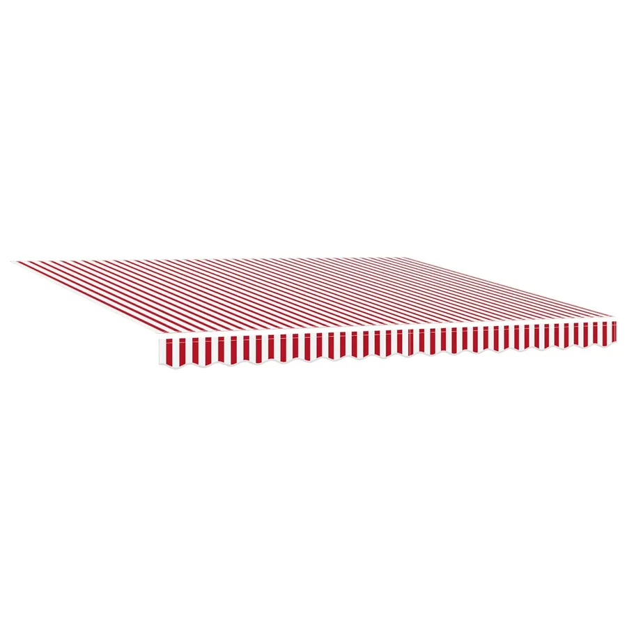 Auvent Rétractable Rouge et Blanc 400 × 300 cm - 4