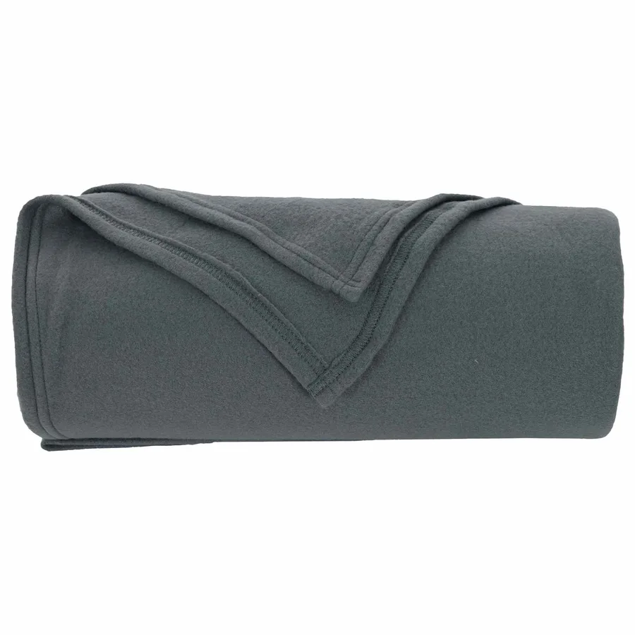 Couvertures à jeter 24 pcs Gris foncé 170 x 130 cm Toison - 4