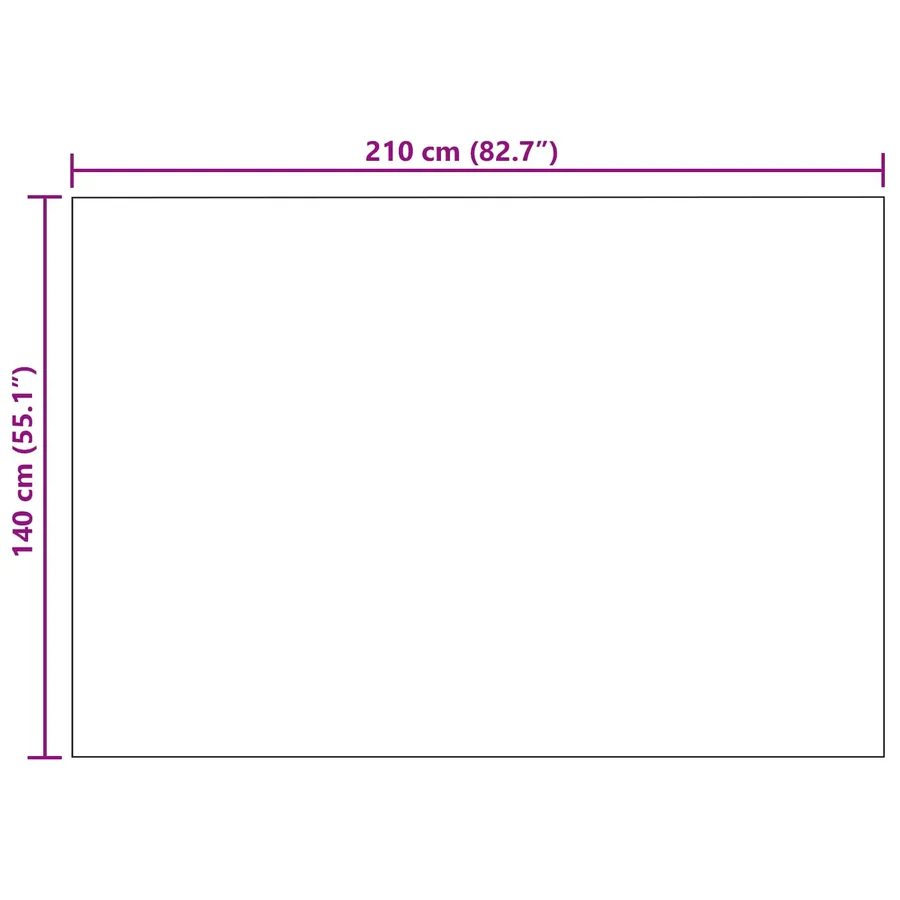 Couvertures à jeter 6 pcs Camel 210 x 140 cm Toison - 9