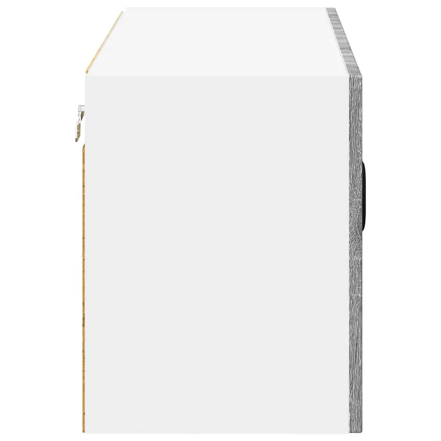 Meuble mural LUCCA Sonoma gris 80 x 31 x 40 cm - 7