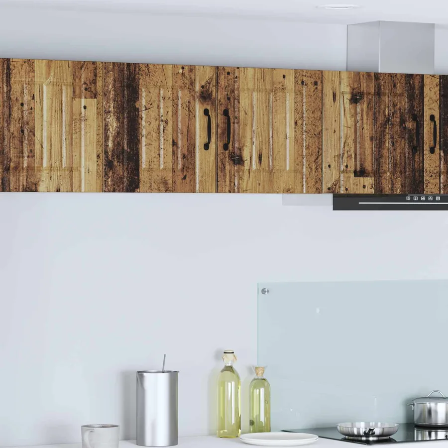 Meuble mural LUCCA Bois ancien 80 x 31 x 40 cm