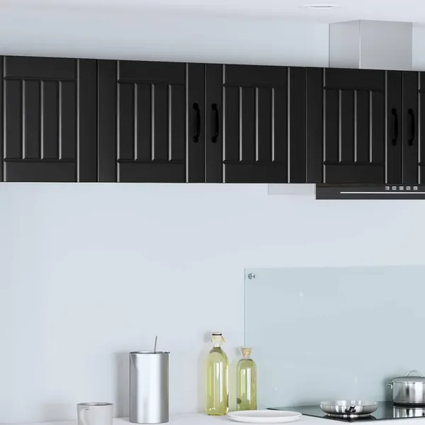 Meuble mural LUCCA Noir 80 x 31 x 40 cm Bois d'ingénierie
