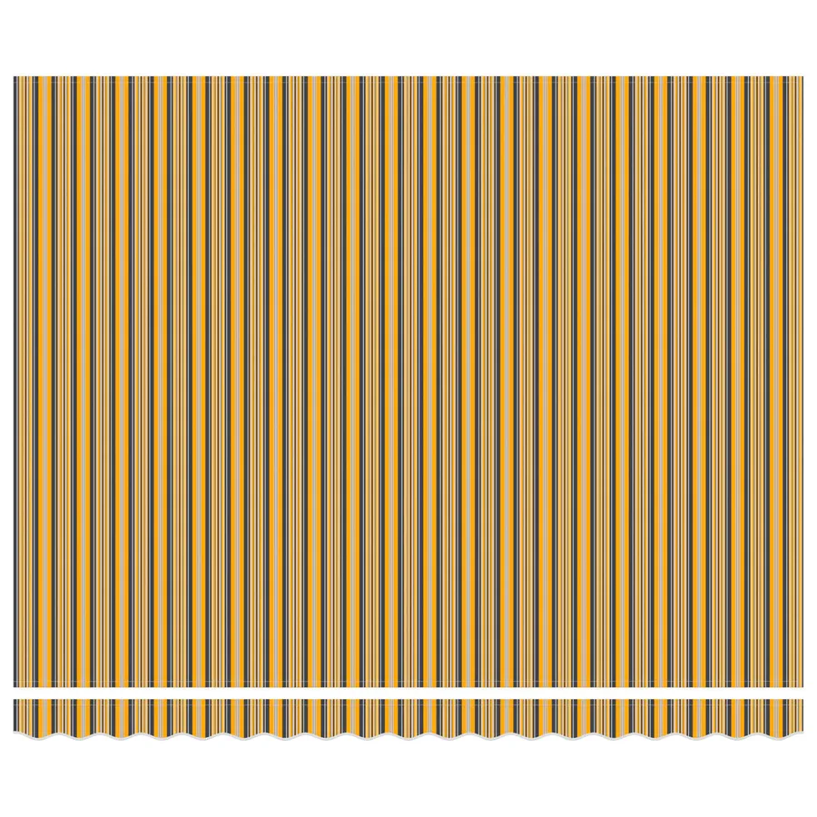Auvent Rétractable Jaune et Gris 400 × 300 cm - 6