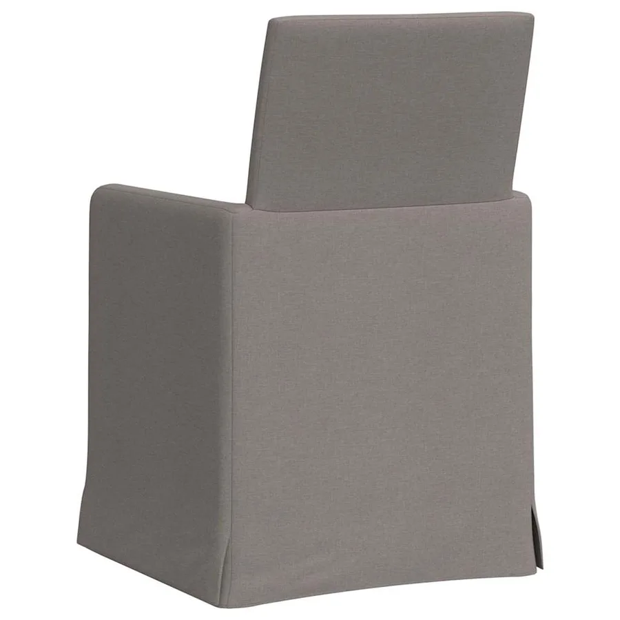 Chaises de salle à manger 2 pcs Taupe 57 x 67 x 95 cm tissu - 6