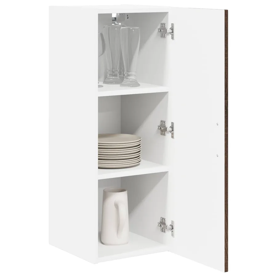 Meuble mural LUCCA 2 pcs Chêne brun 30 x 31 x 80 cm - 3