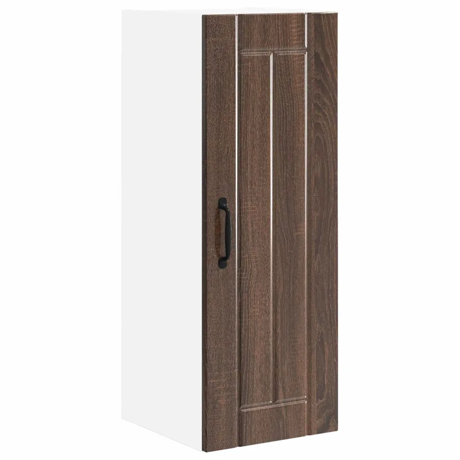 Meuble mural LUCCA 2 pcs Chêne brun 30 x 31 x 80 cm - 5