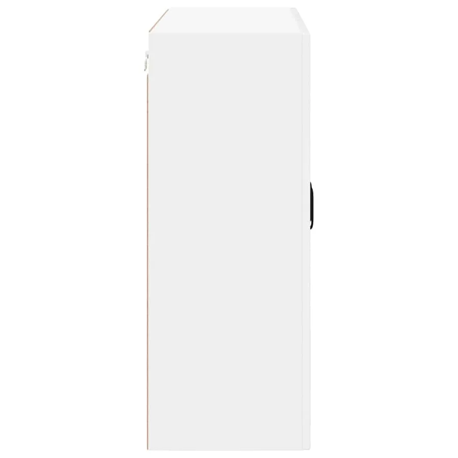 Cabinet en verre mural LUCCA Blanc brillant 80 x 31 x 80 cm - 7
