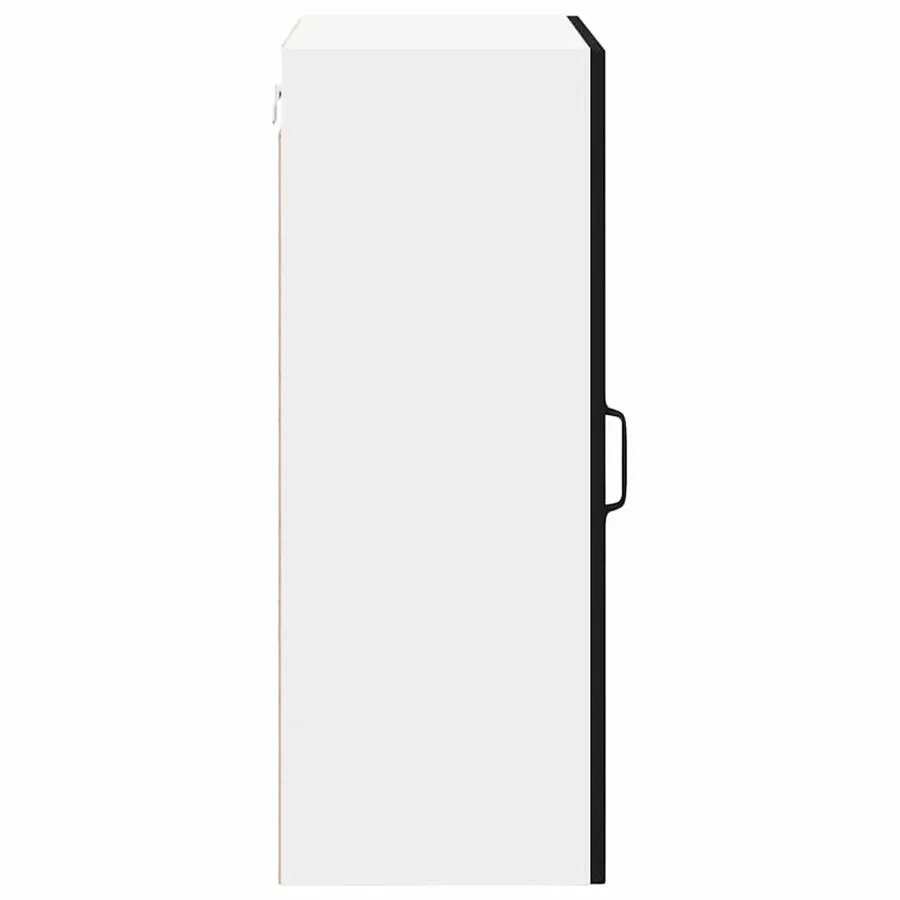Meuble mural LUCCA Noir 50 x 31 x 80 cm Bois d'ingénierie - 7
