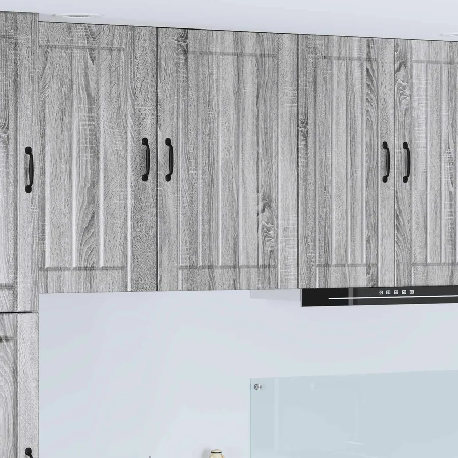 Meuble mural LUCCA Sonoma gris 50 x 31 x 80 cm