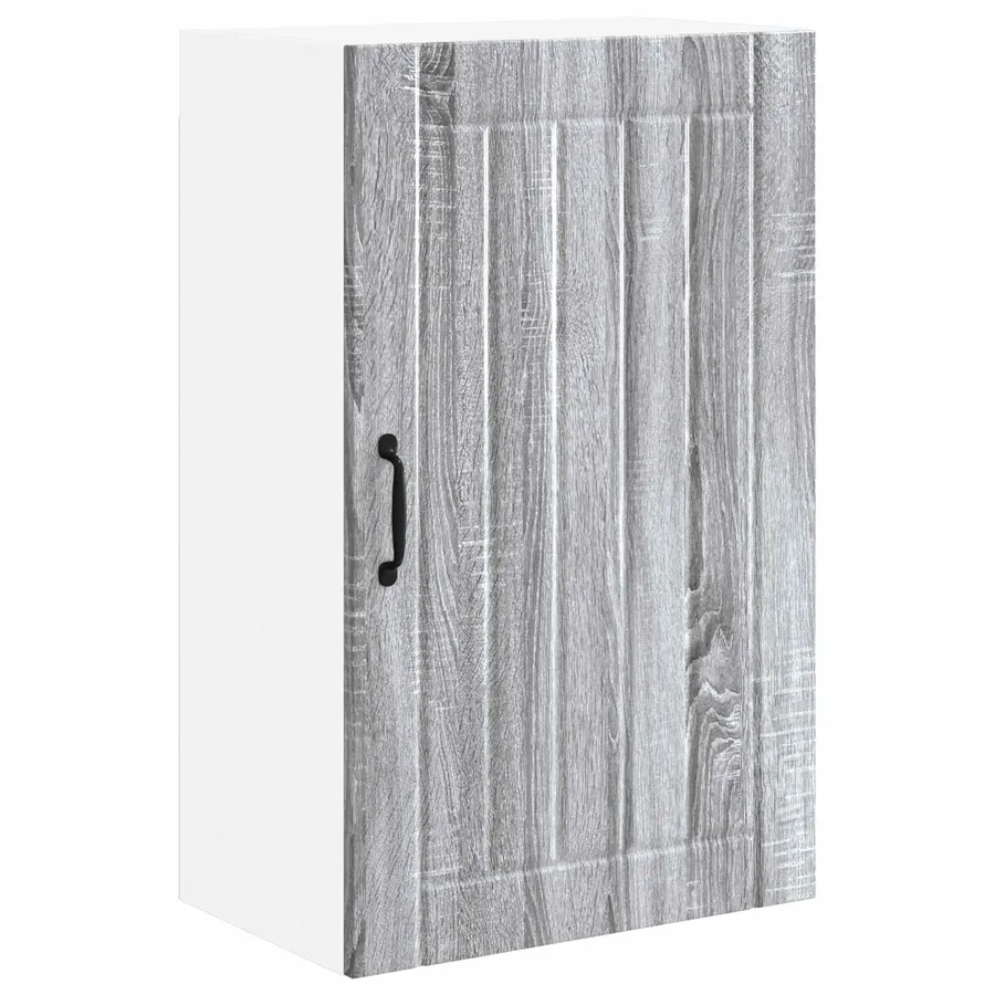 Meuble mural LUCCA Sonoma gris 50 x 31 x 80 cm - 2