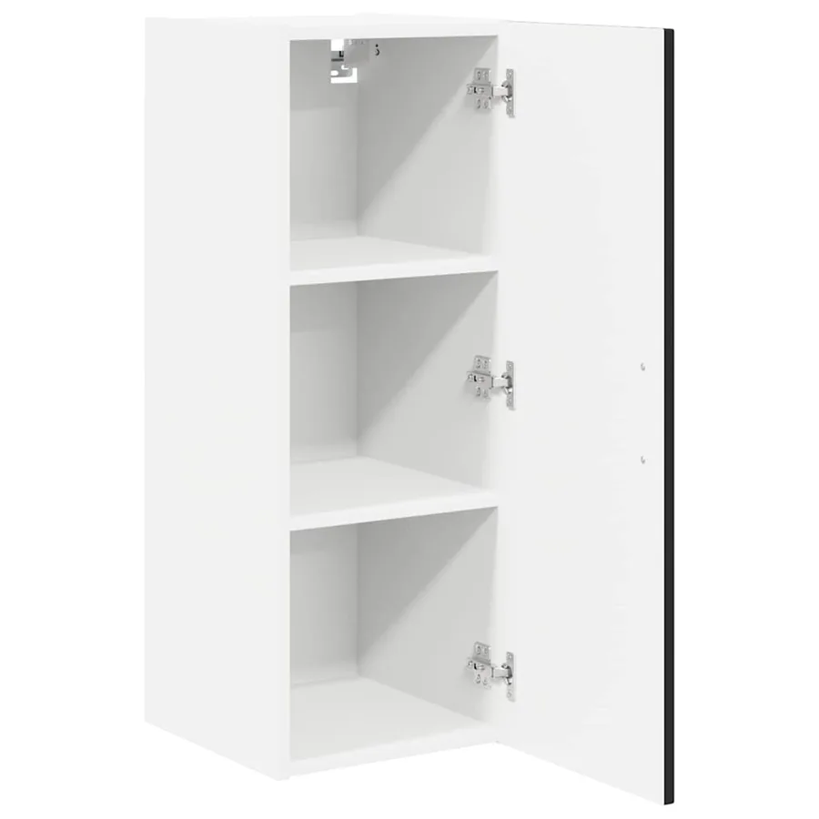 Meuble mural LUCCA 2 pcs Noir 30 x 31 x 80 cm Bois d'ingénierie - 6