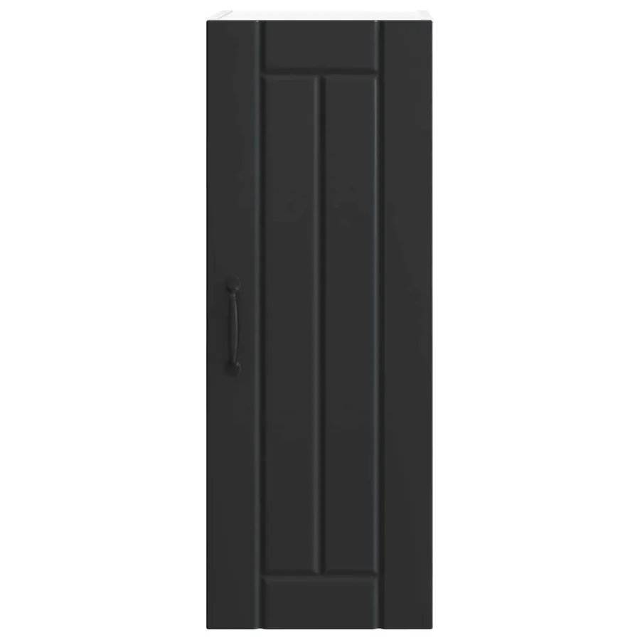 Meuble mural LUCCA 2 pcs Noir 30 x 31 x 80 cm Bois d'ingénierie - 7