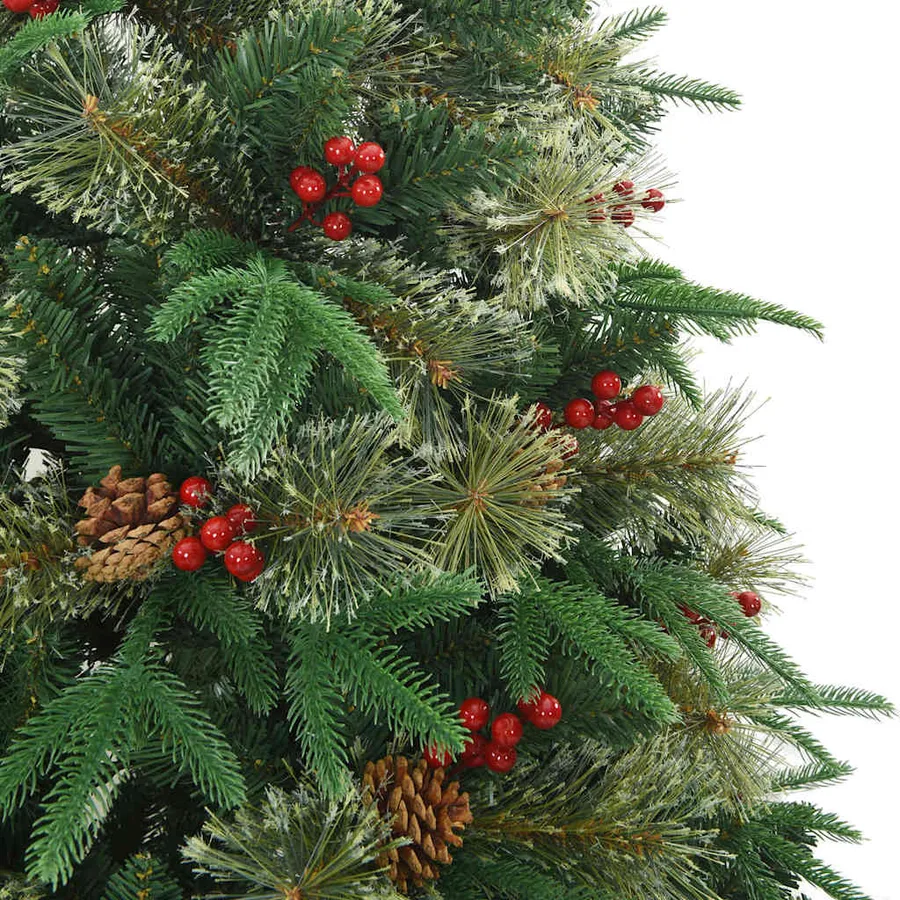 Sapin de Noël Artificiel à Branches Articulées Vert 210 cm - 5