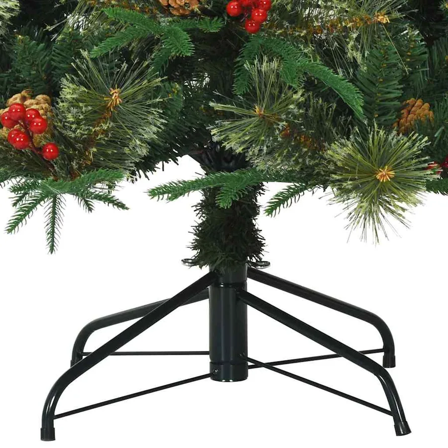 Sapin de Noël Artificiel à Branches Articulées Vert 210 cm - 6