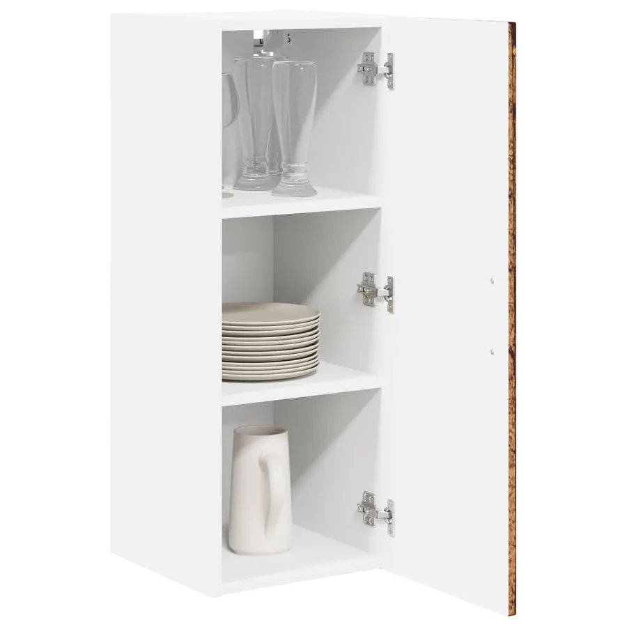 Meuble mural LUCCA 2 pcs Bois ancien 30 x 31 x 80 cm - 3
