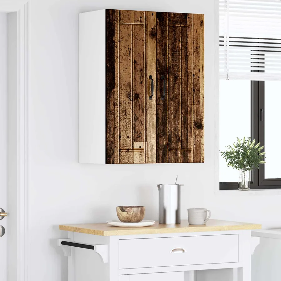 Meuble mural LUCCA 2 pcs Bois ancien 30 x 31 x 80 cm - 4