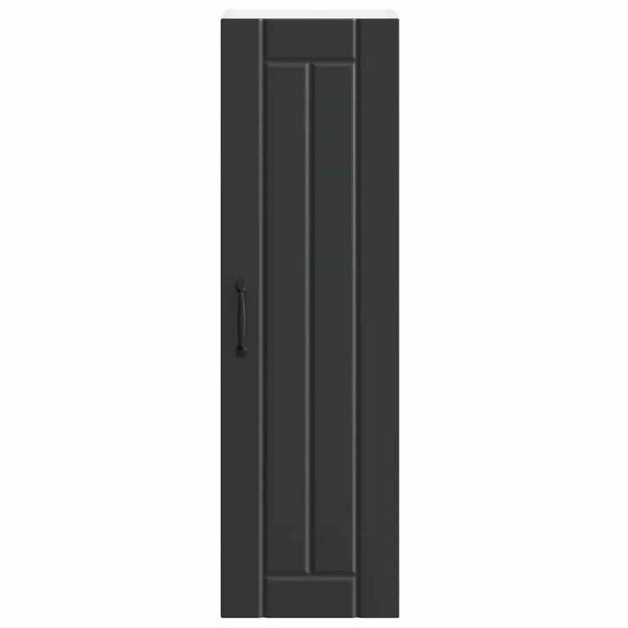 Meuble mural LUCCA Noir 30 x 31 x 100 cm Bois d'ingénierie - 6