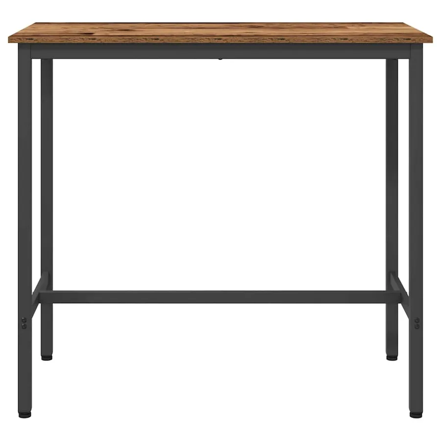 table Bois ancien 100 x 50 x 90,5 cm Bois d'ingénierie et acier - 5