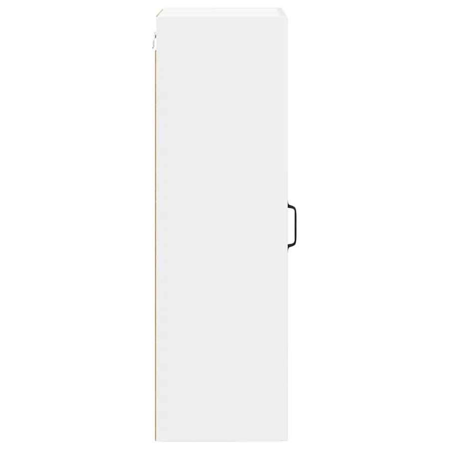Meuble mural LUCCA Blanc brillant 40 x 31 x 100 cm - 7