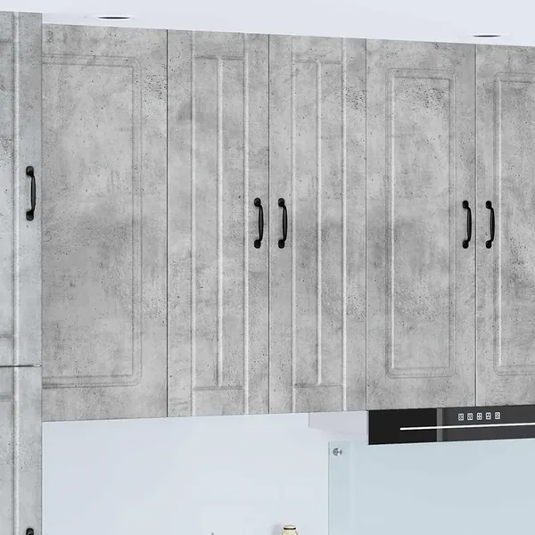 Meuble mural LUCCA Gris béton 60 x 31 x 100 cm