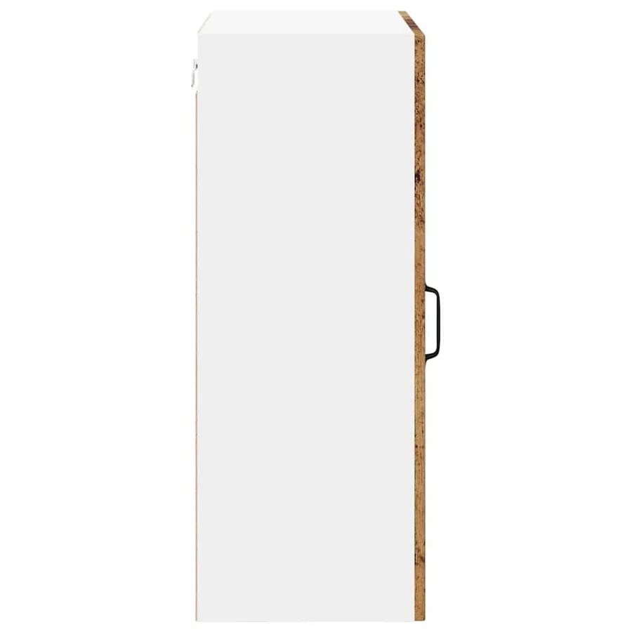 Meuble mural LUCCA Bois ancien 50 x 31 x 80 cm - 7