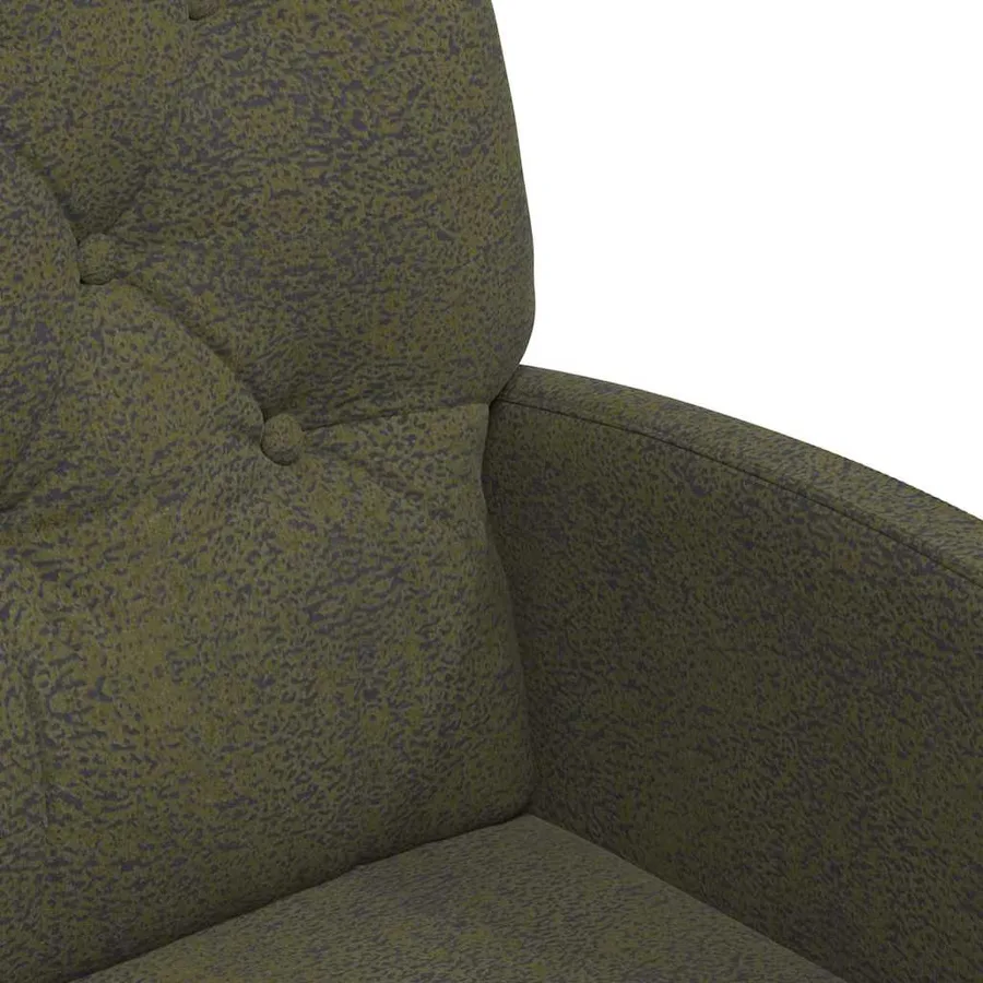 Chaises de Salle à Manger avec Roues 2 pcs Vert armée - 7