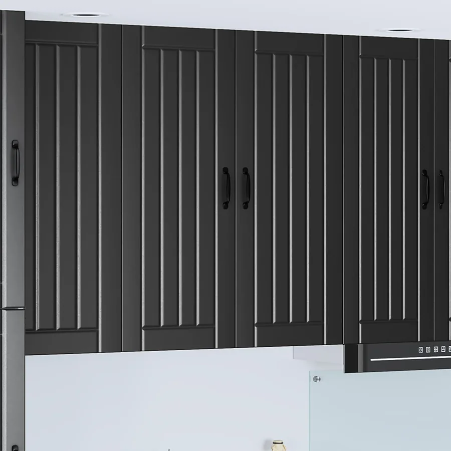 Meuble mural LUCCA Noir 80 x 31 x 100 cm Bois d'ingénierie