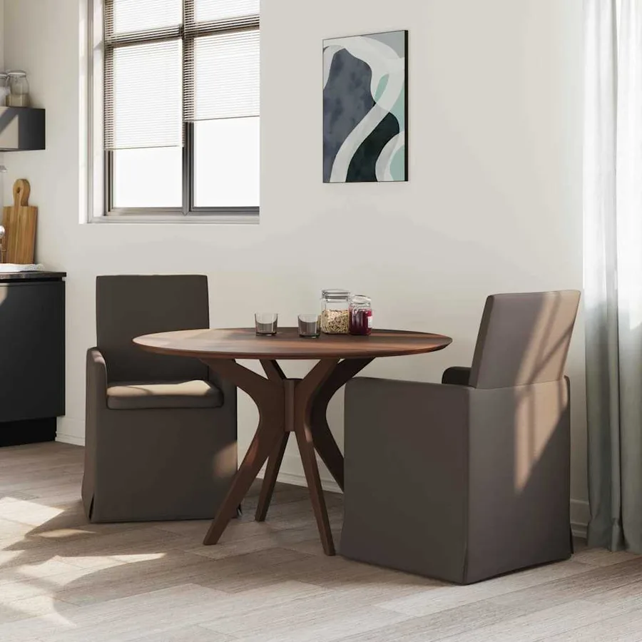 Chaises de salle à manger 2 pcs Gris foncé 57 x 67 x 95 cm Lin - 3