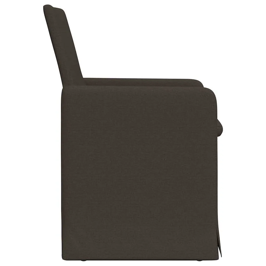 Chaises de salle à manger 2 pcs Gris foncé 57 x 67 x 95 cm Lin - 5