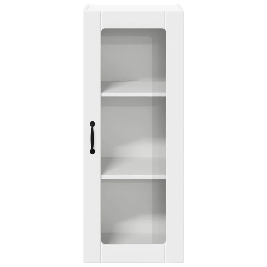 Cabinet en verre mural LUCCA Blanc 40 x 31 x 100 cm - 6